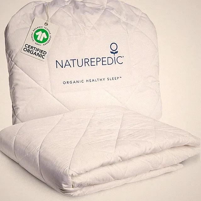 GOTS Certified Organic Cotton Full Size Quilted Mattress Protector