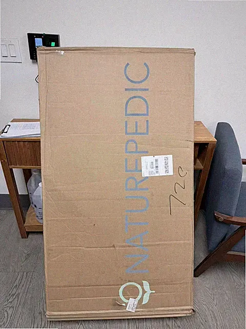 Naturepedic Organic Cotton Baby Crib Mattress Dual Firmness 150 Coil MC32