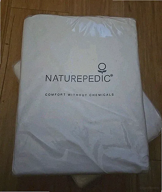 Naturepedic Organic Waterproof Mattress Protector Pad - Washable & Reusable Twin