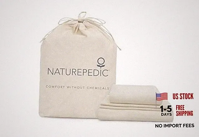 Organic Luxury Sheet Set - 4 Piece Soft Sheets for Size Bed - Comfy Queen