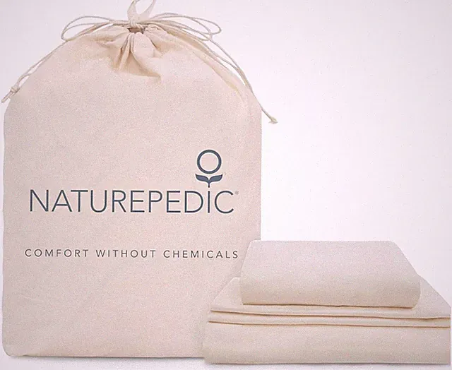 Organic Luxury Twin Sheet Set - 4 Soft, Breathable 400TC Cotton Sheets
